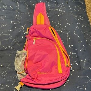Eddie Bauer Vibrant Pink and Orange Women's Backpack